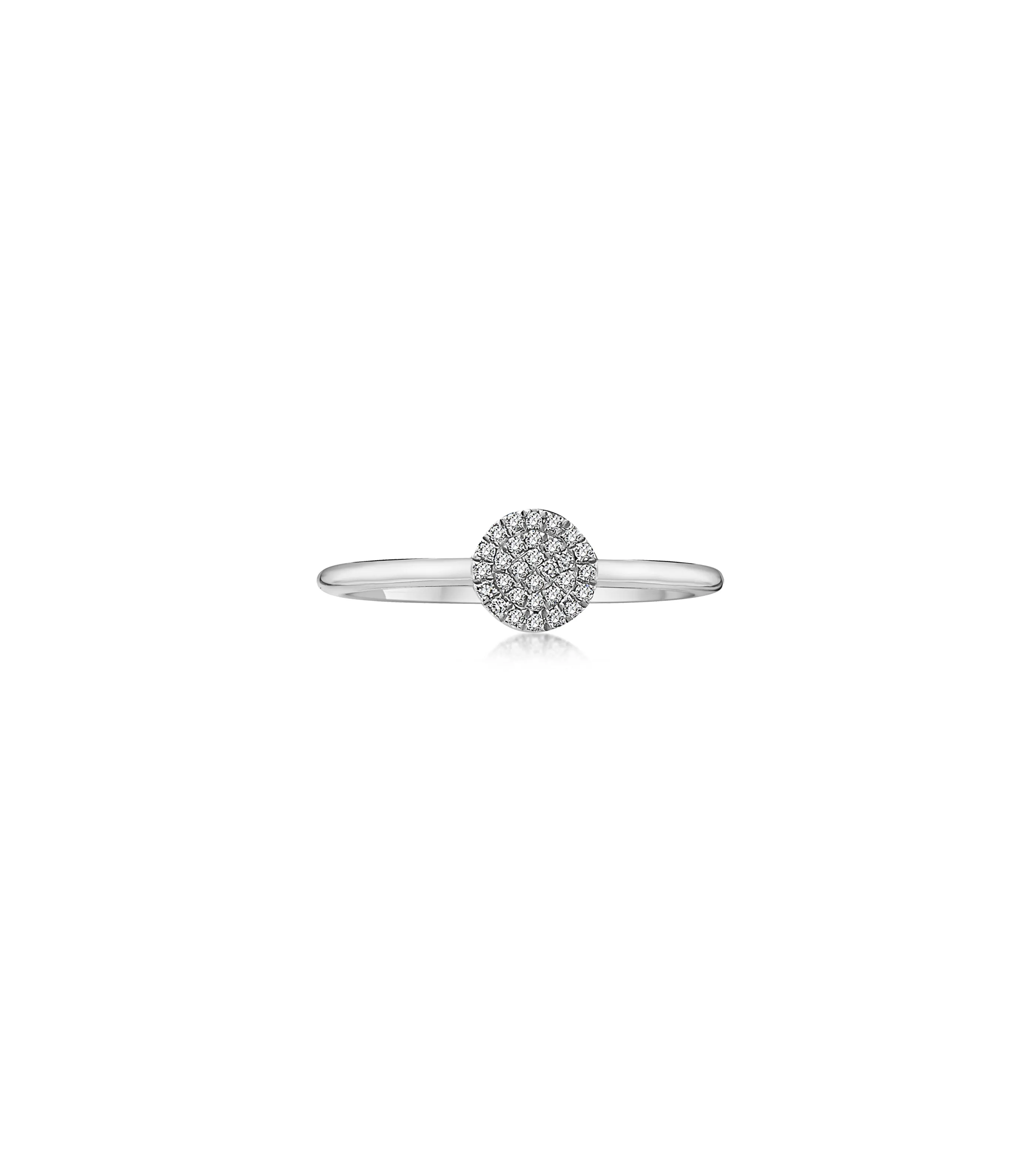 Diamond Disc Ring