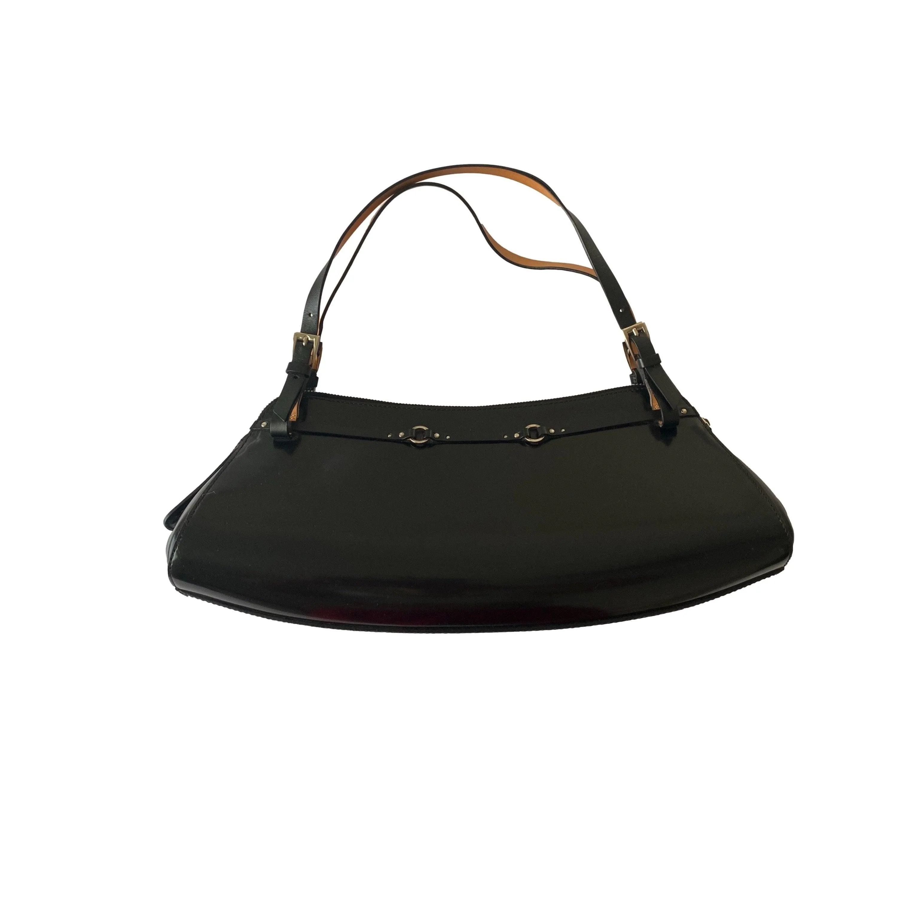 Dior Black Bondage Shoulder Bag