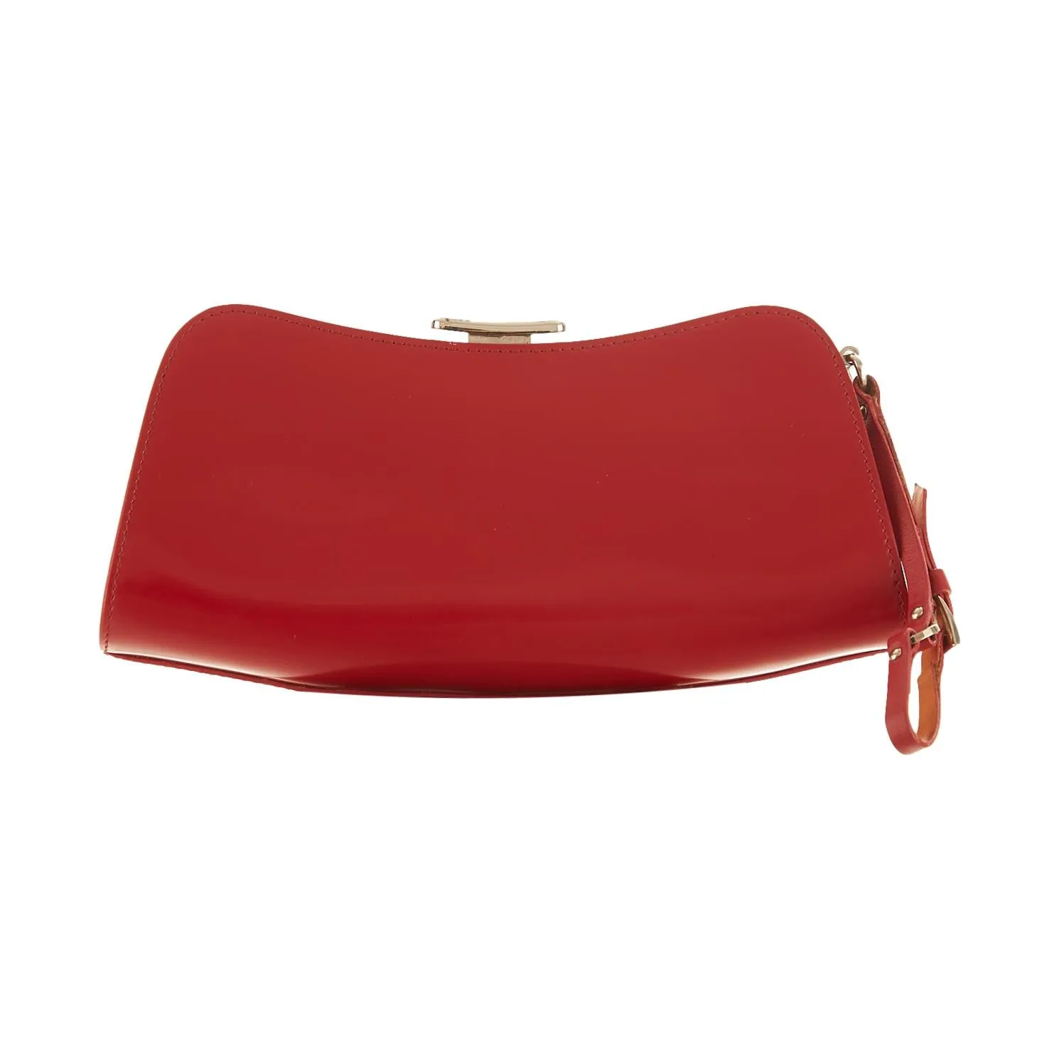 Dior Red Mini Bondage Wristlet