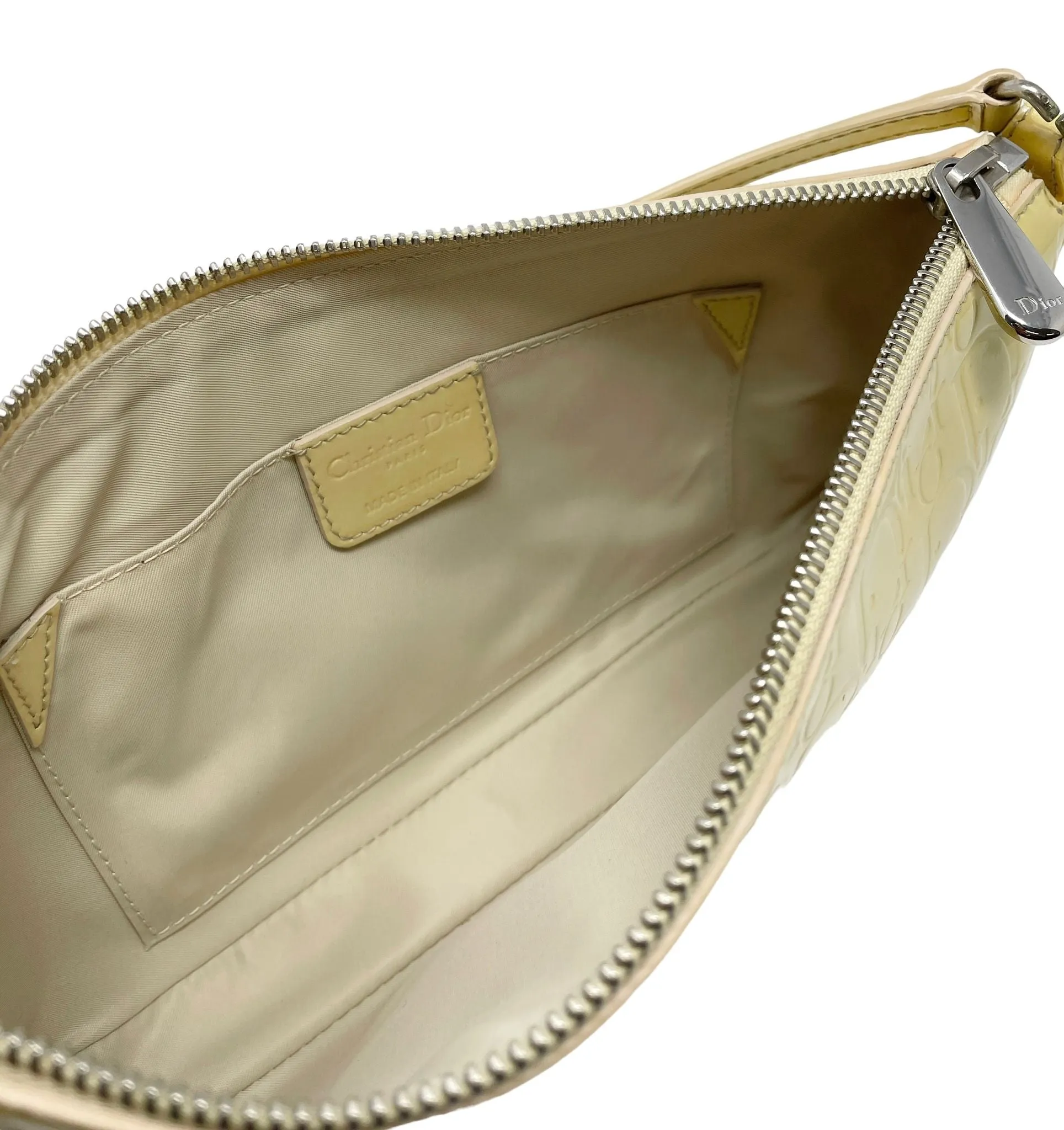 Dior Yellow Logo Shoulder Bag