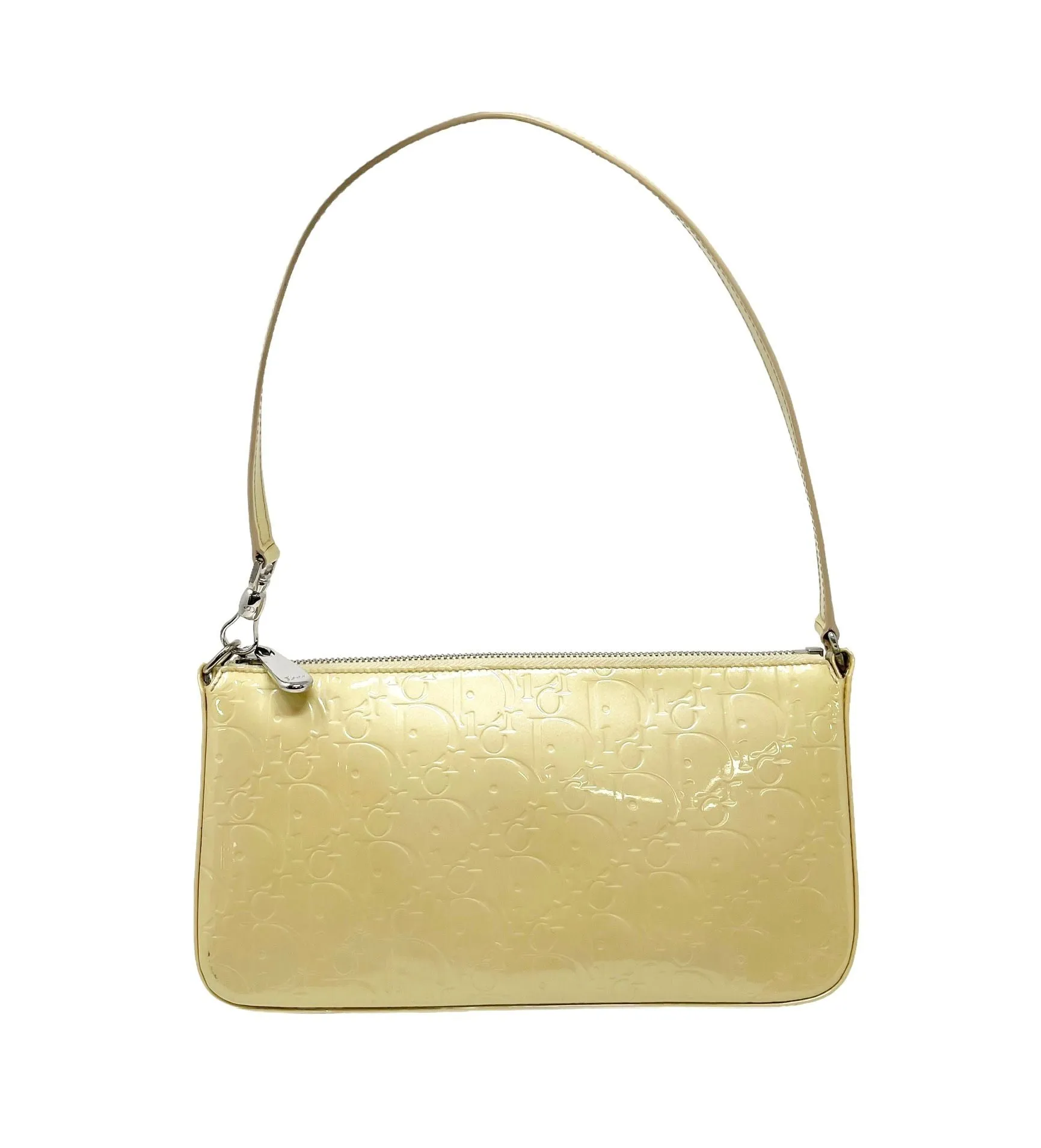 Dior Yellow Logo Shoulder Bag