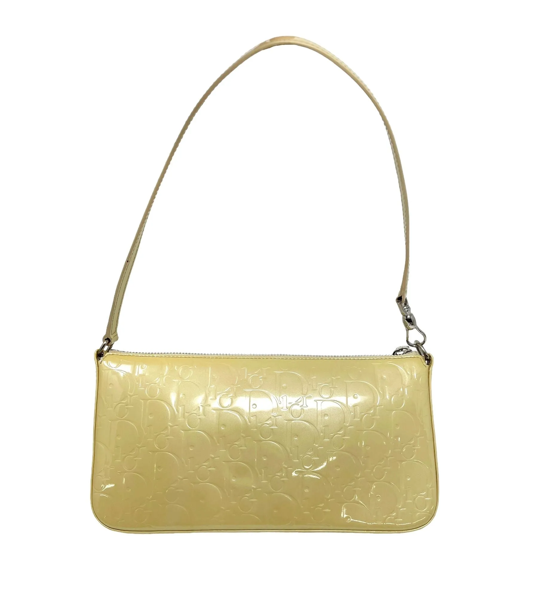 Dior Yellow Logo Shoulder Bag