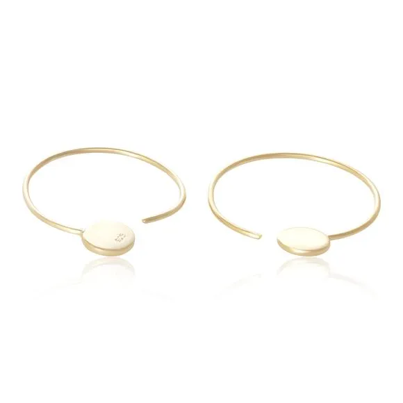 Disc Ear Wires Earrings