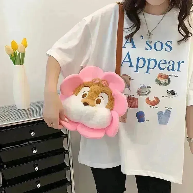 Disney Flower Face Plush Sling Bag (30 cm)