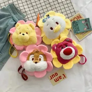 Disney Flower Face Plush Sling Bag (30 cm)