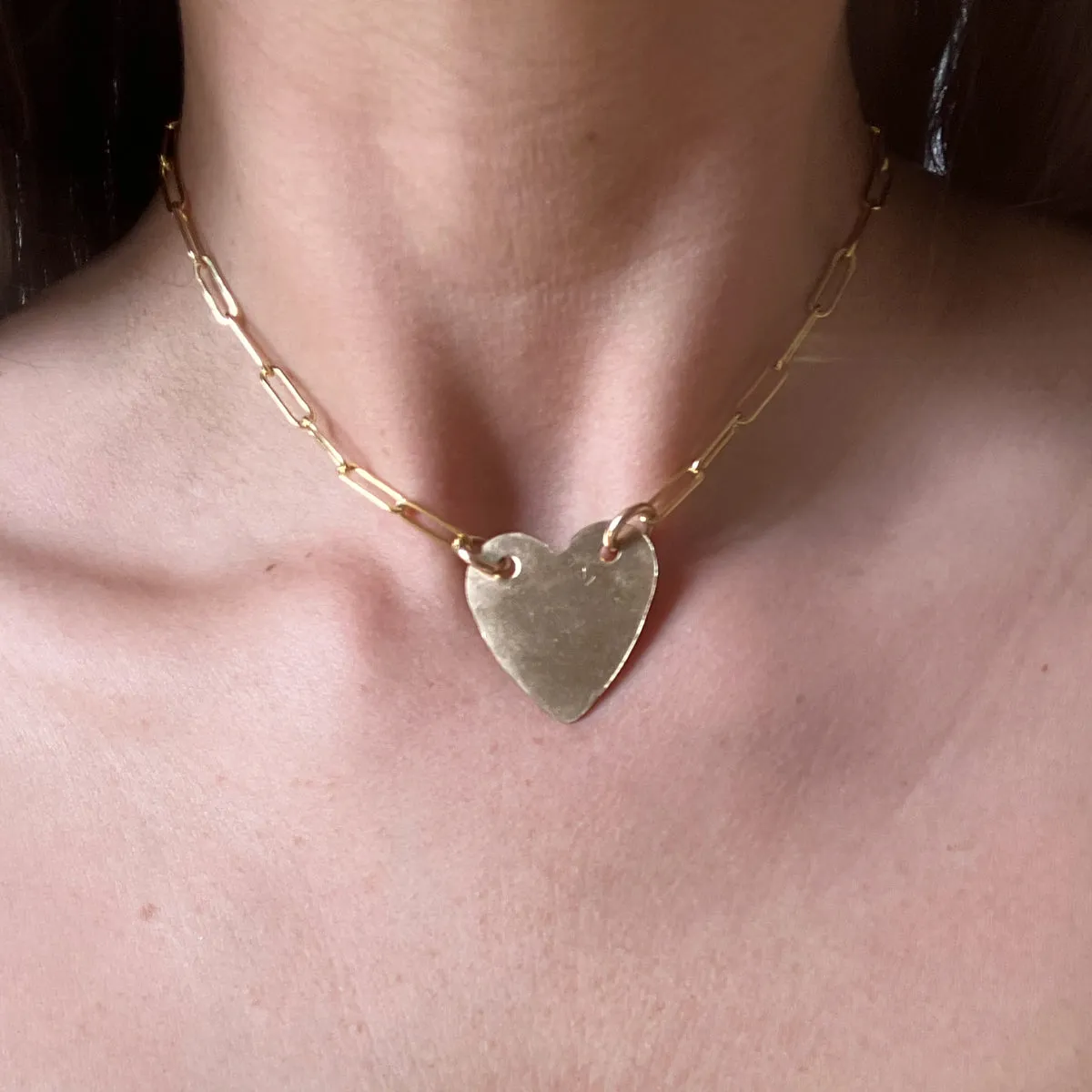 Double Pierced Statement Necklace