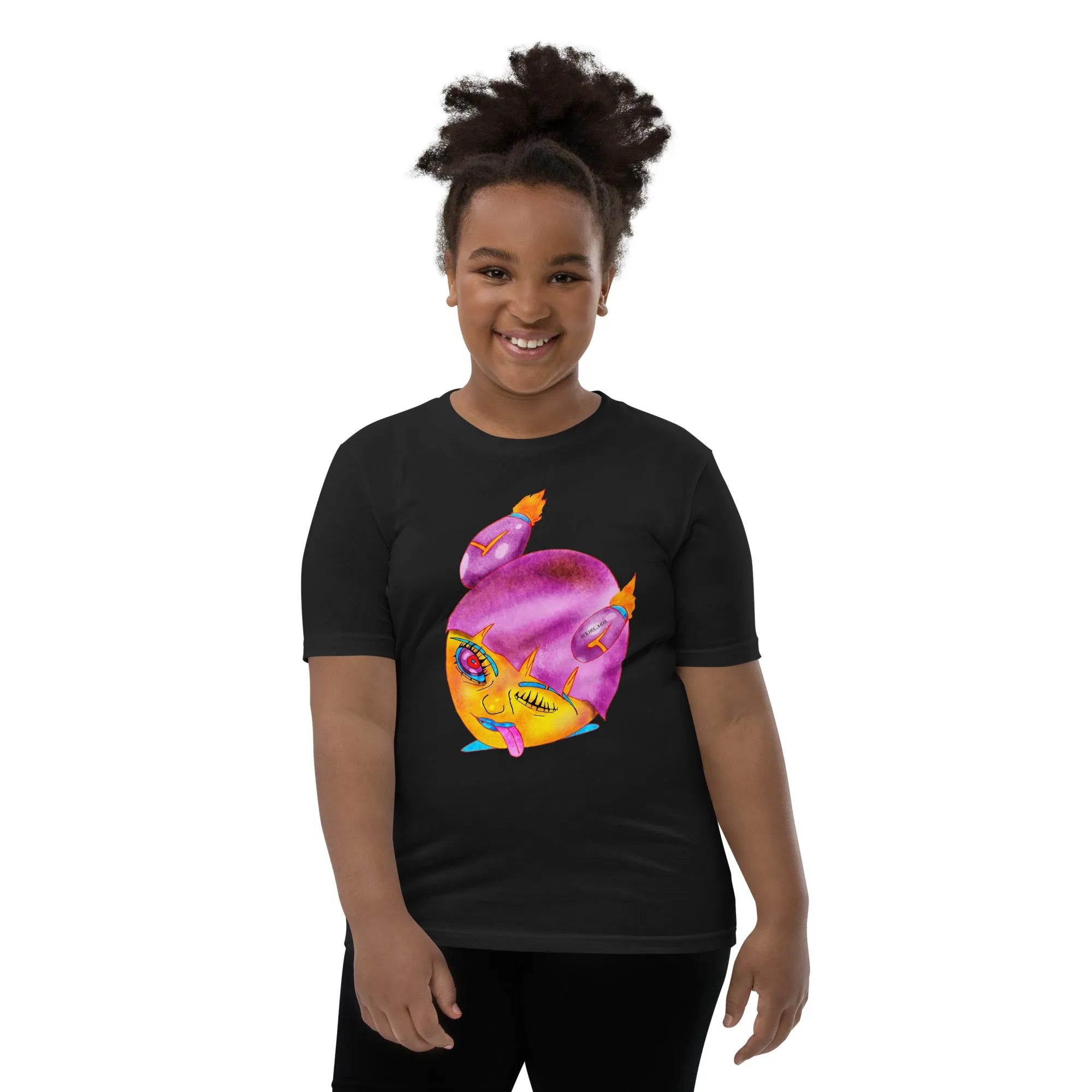 Dr Rocket Youth Black Short Sleeve T-Shirt