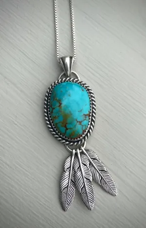 Dreamcatcher Alacron Turquoise Pendant