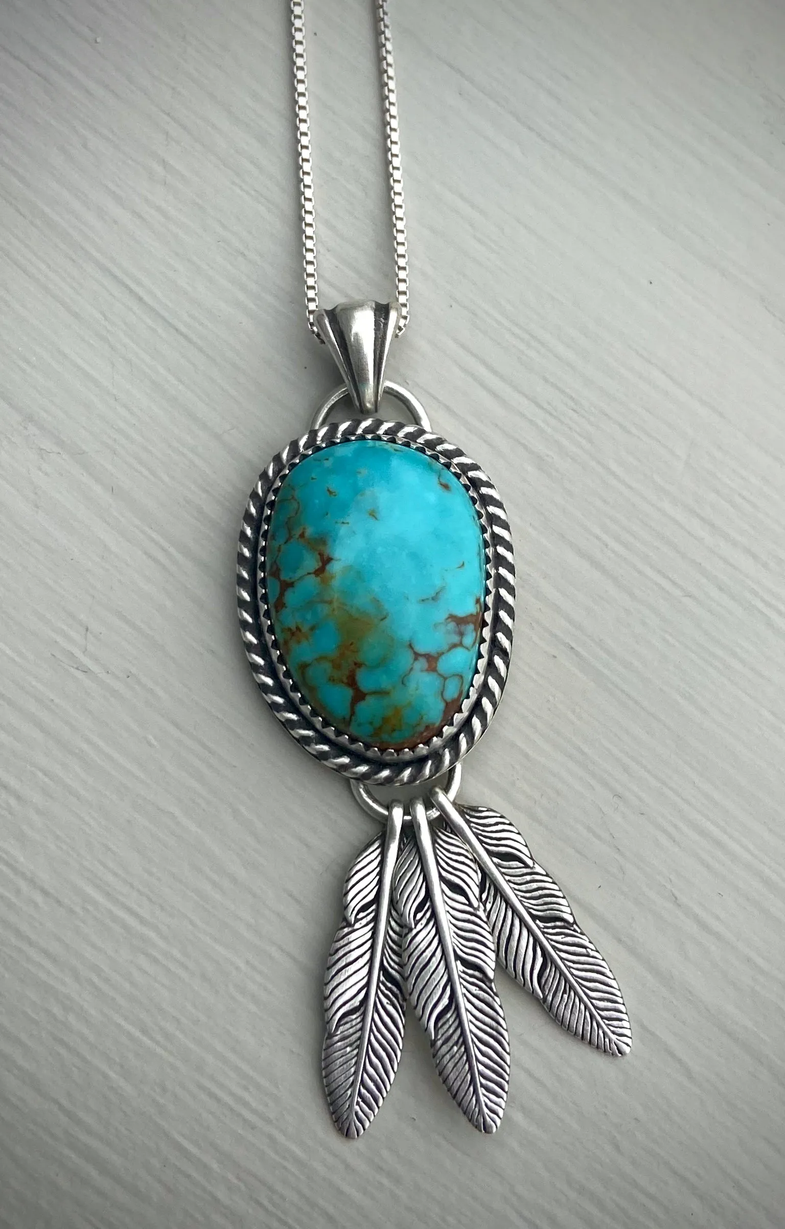 Dreamcatcher Alacron Turquoise Pendant