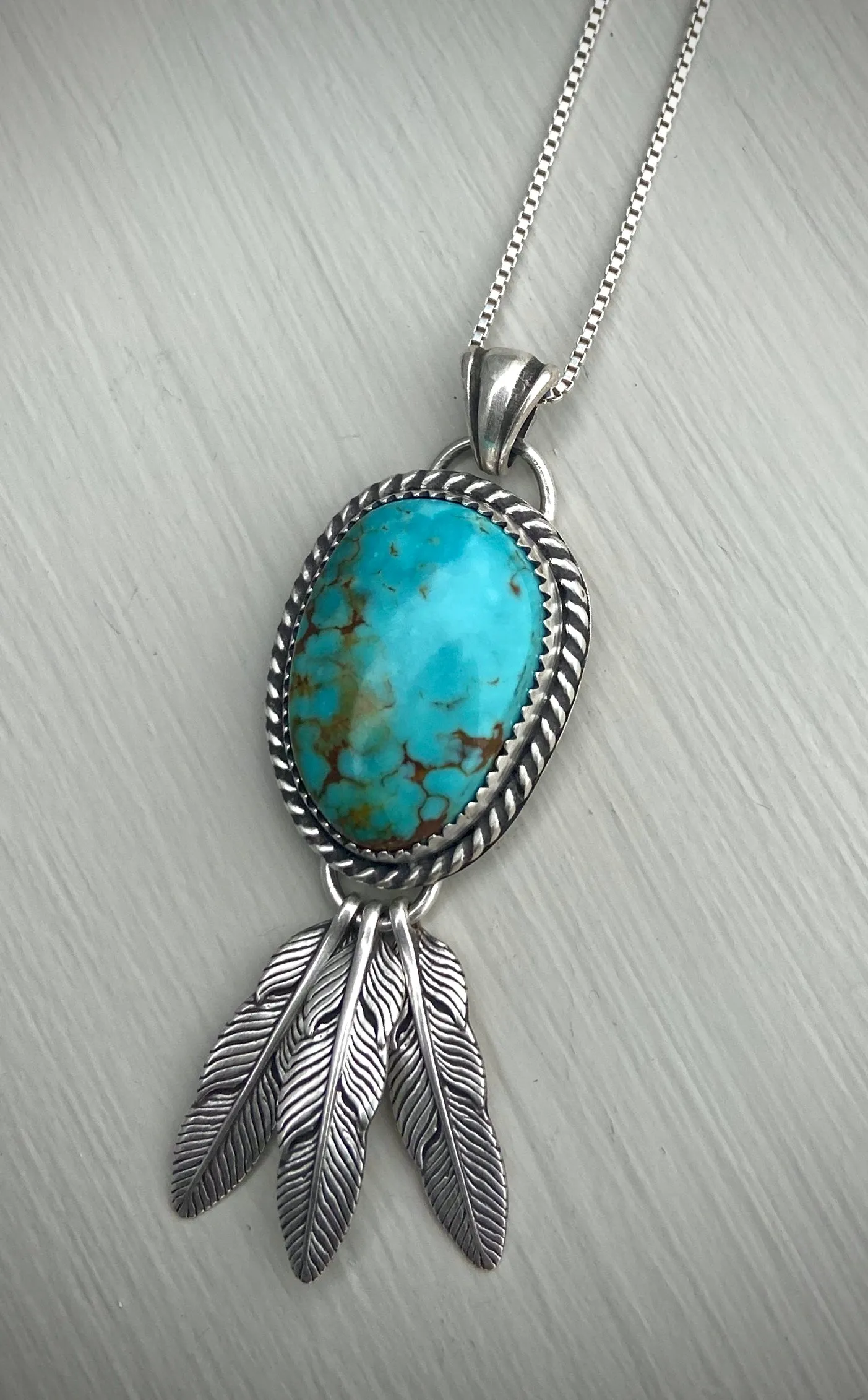 Dreamcatcher Alacron Turquoise Pendant
