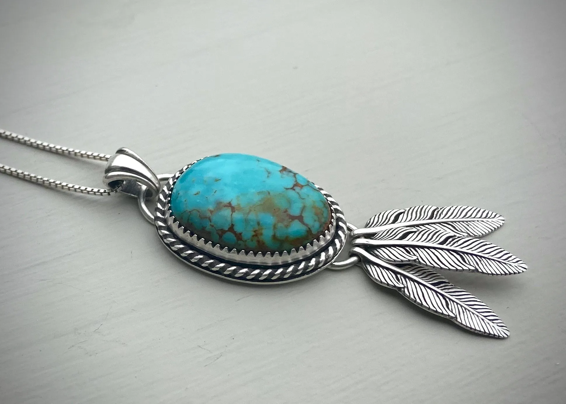 Dreamcatcher Alacron Turquoise Pendant