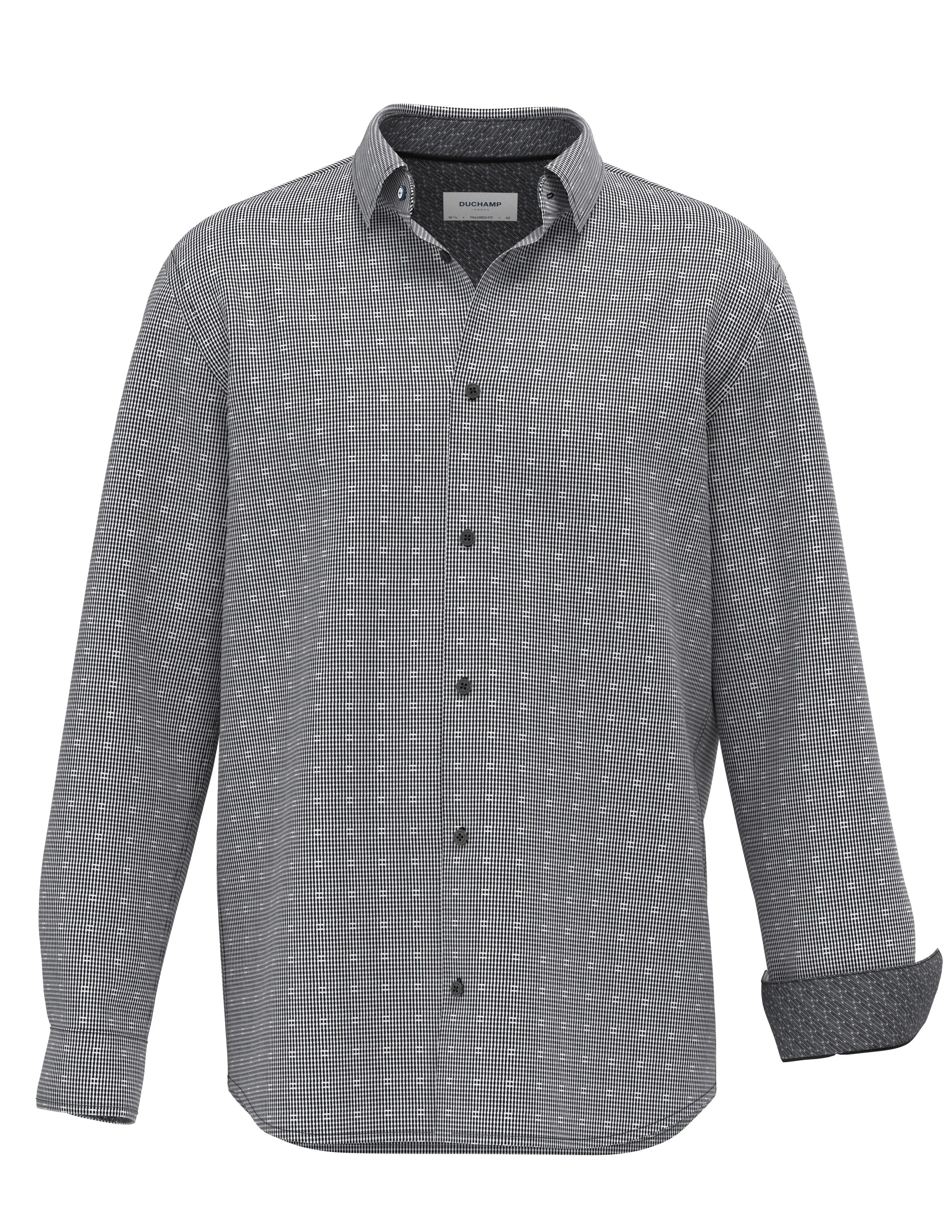 Duchamp London Fancy Neat Dress Shirt