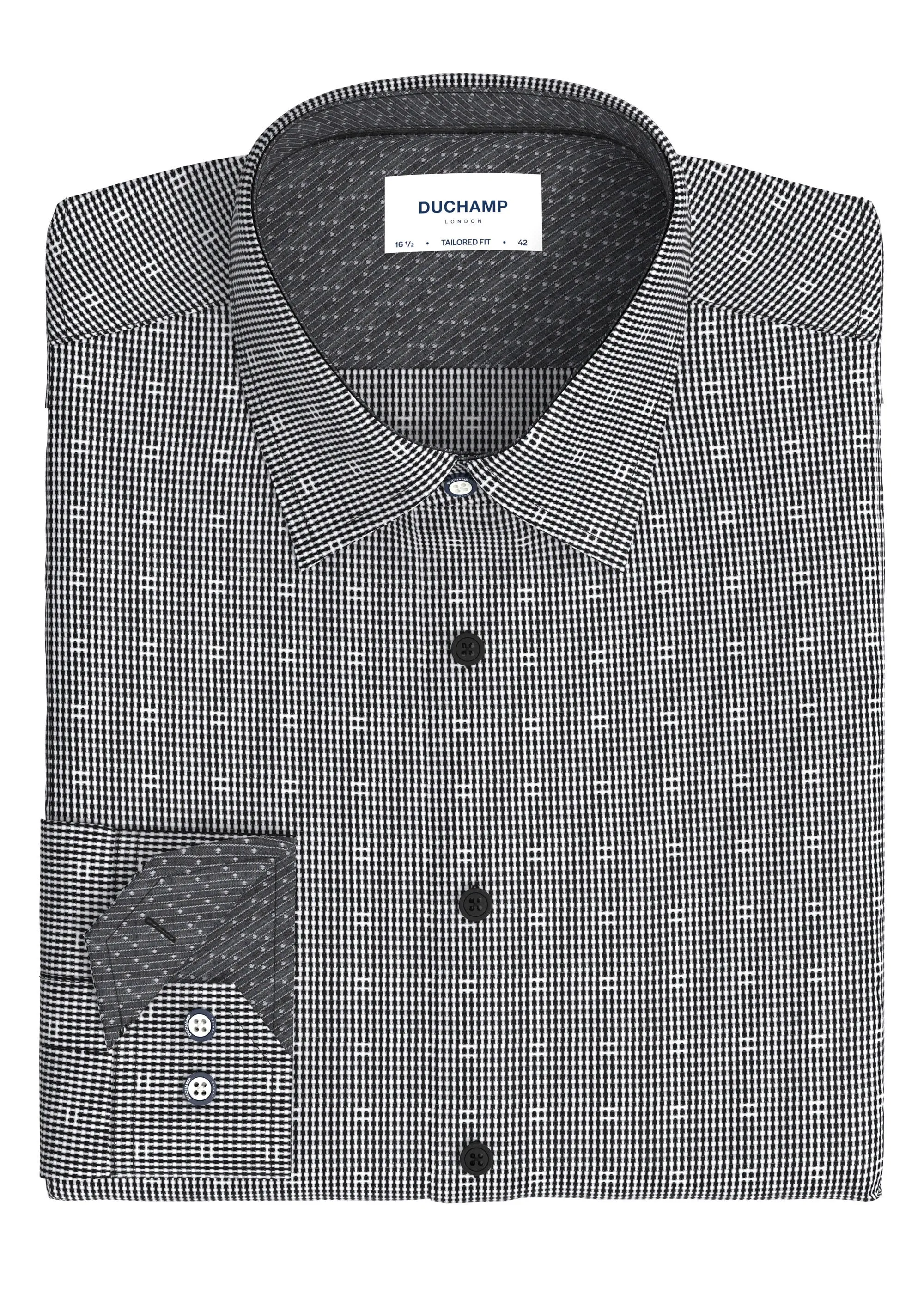 Duchamp London Fancy Neat Dress Shirt
