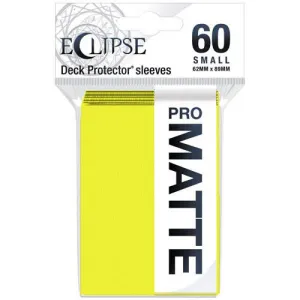 Eclipse Matte Small Sleeves: Lemon Yellow (60)