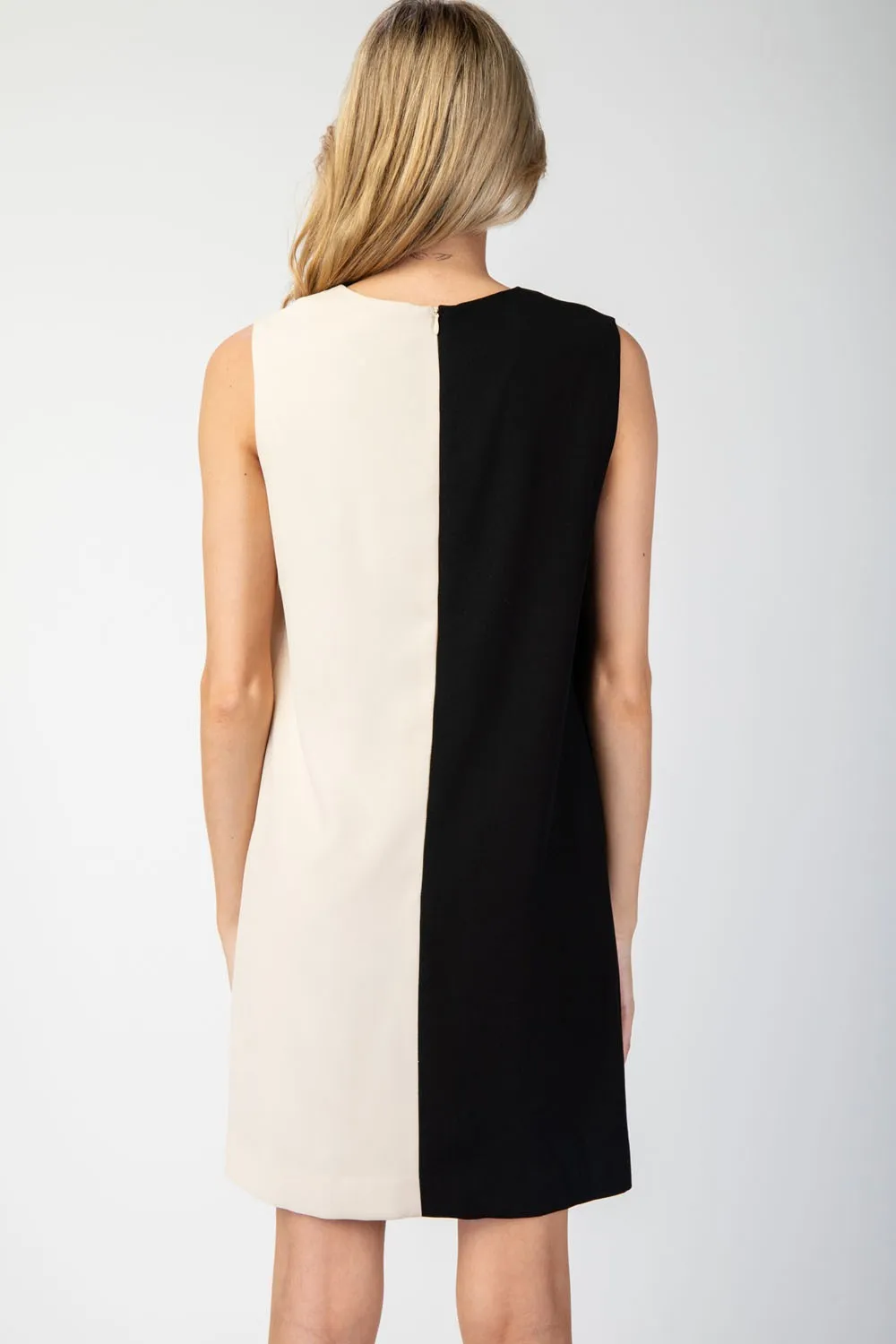 Elliana Color-Block Mini Dress
