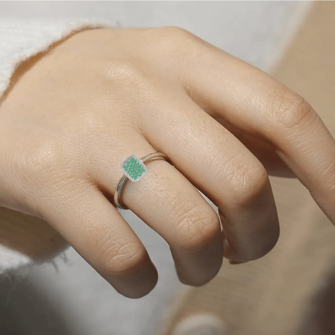 Emerald Statement Ring