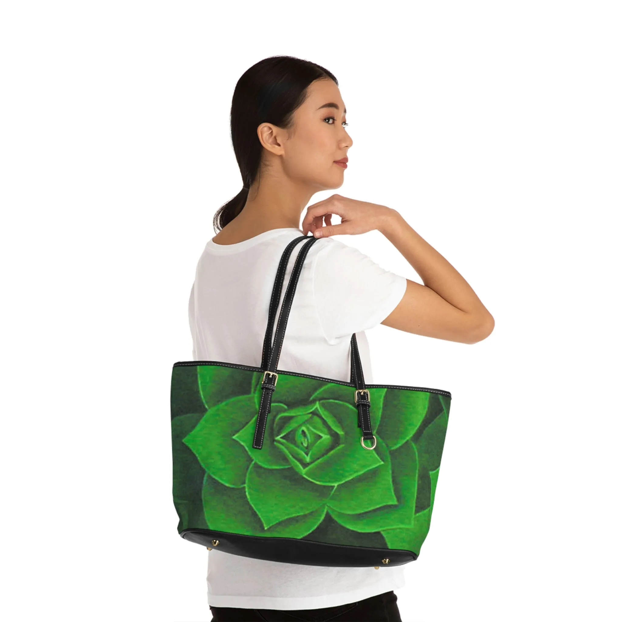 Emerald Succulent Handbag