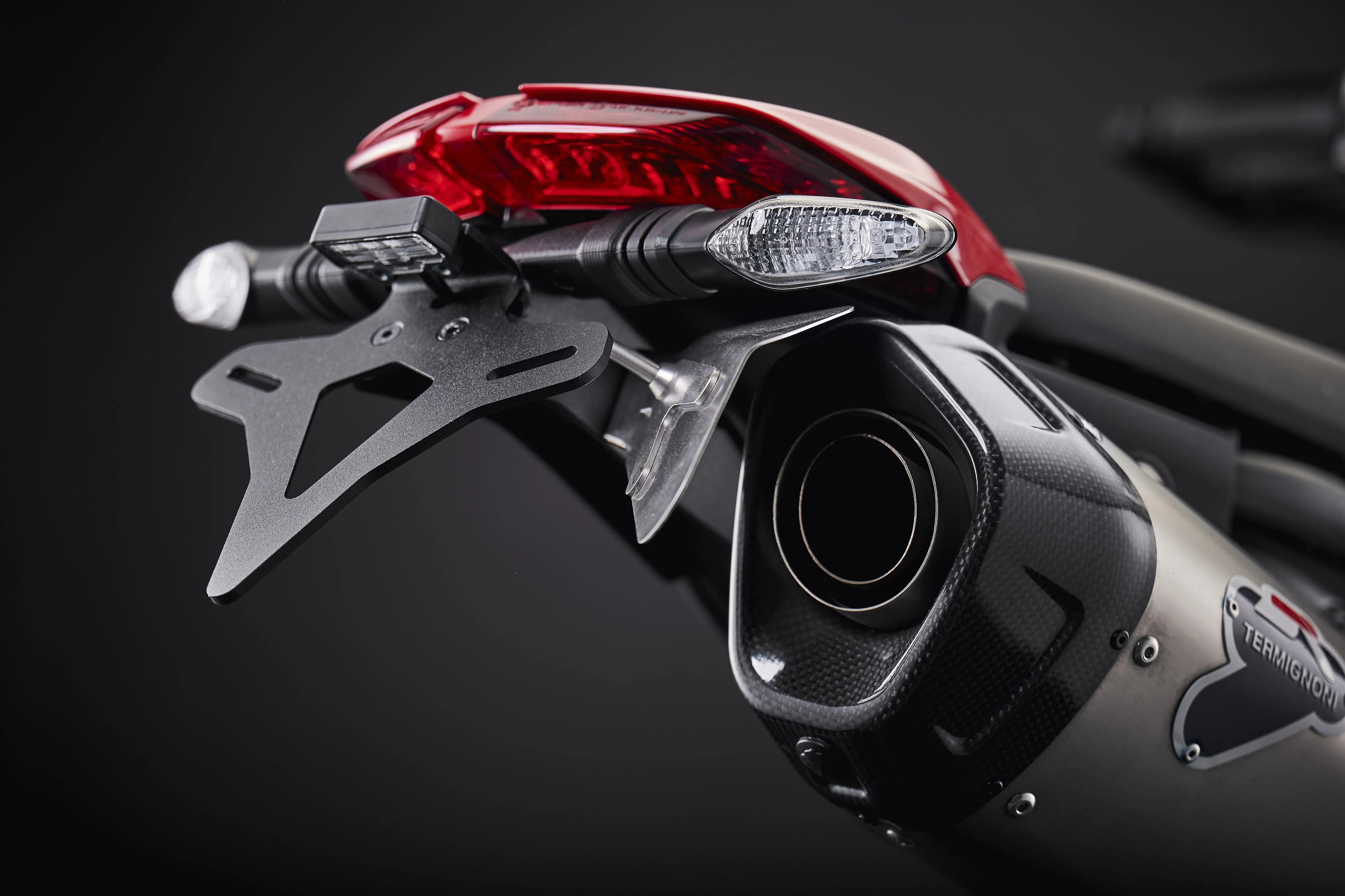 Evotech Ducati Hypermotard 950 RVE Tail Tidy (2020 ) (Termignoni Single Race Exhaust Compatible)