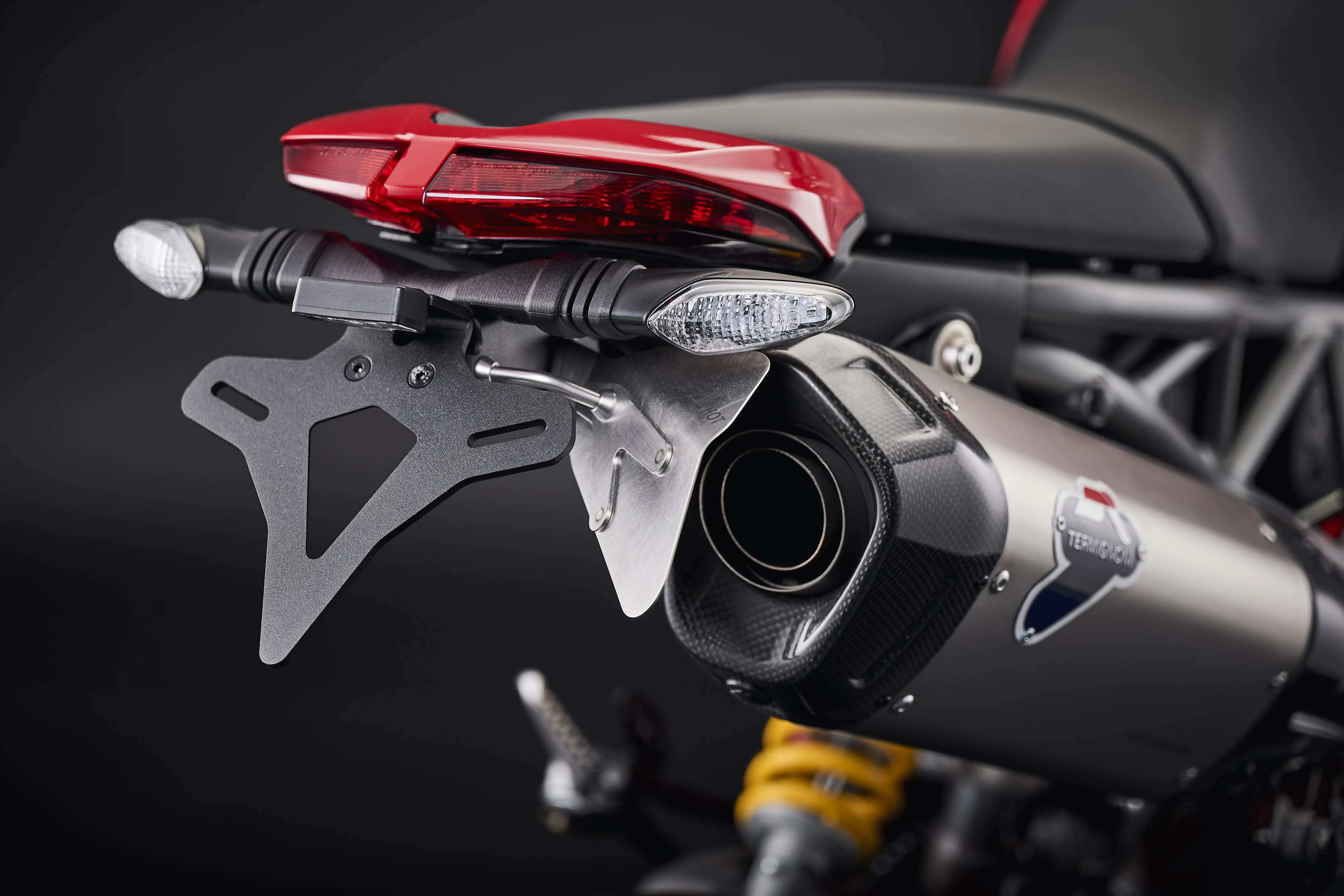 Evotech Ducati Hypermotard 950 RVE Tail Tidy (2020 ) (Termignoni Single Race Exhaust Compatible)