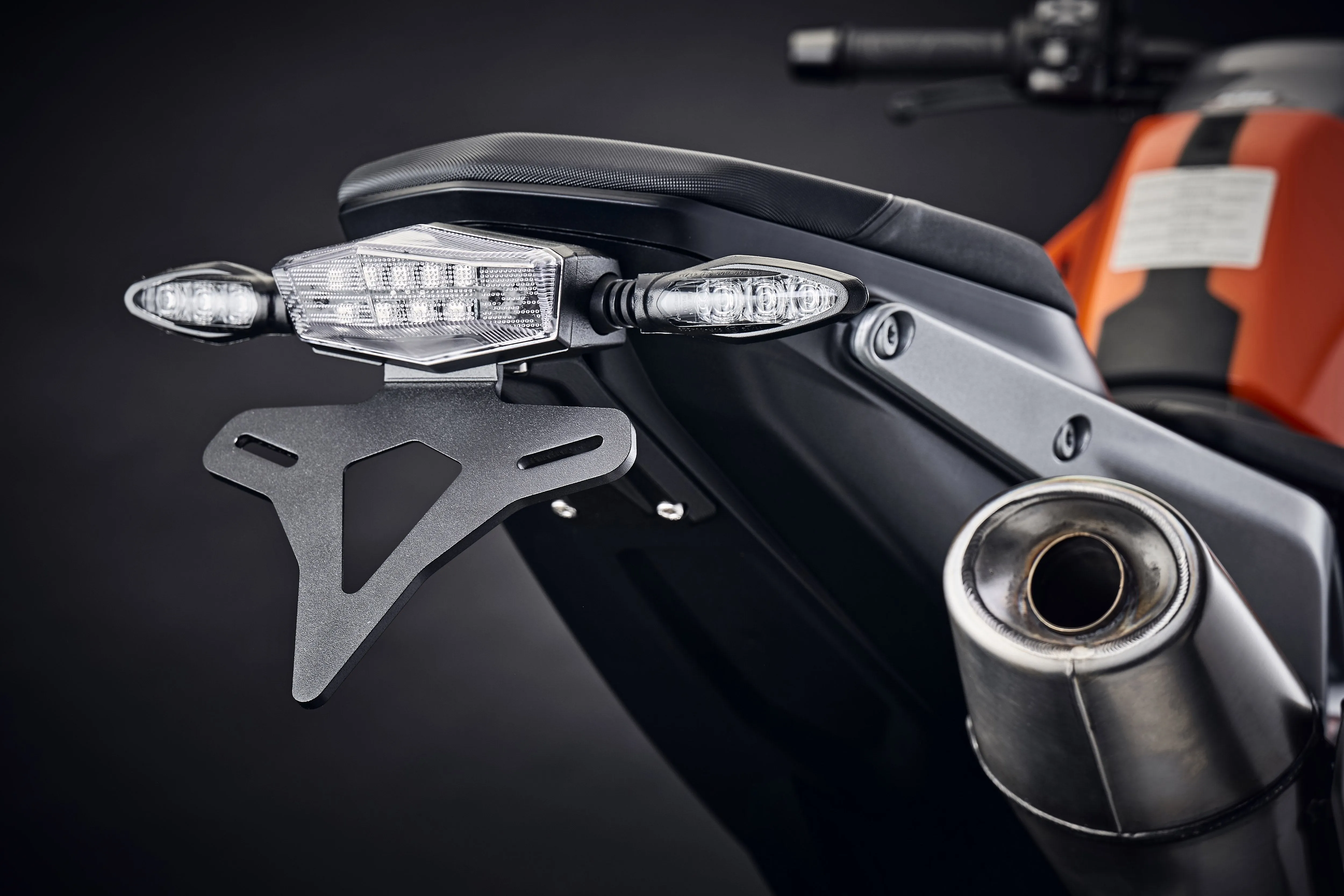 Evotech KTM 890 Duke R Tail Tidy (2020 ) (Clear Rear Light)