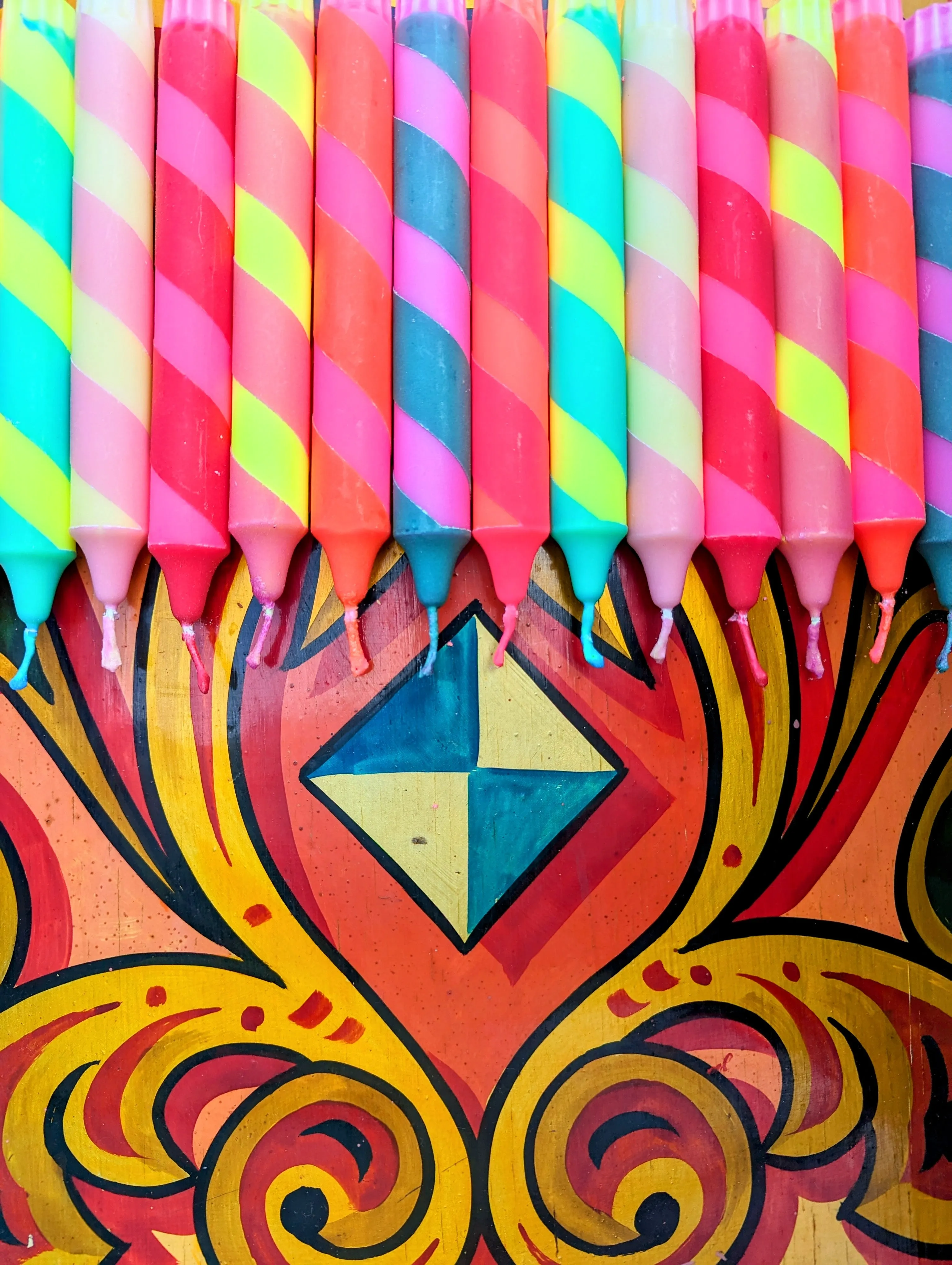 Fabulous fairground candles
