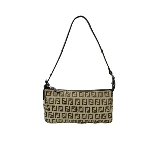 Fendi Beige Logo Mini Shoulder Bag
