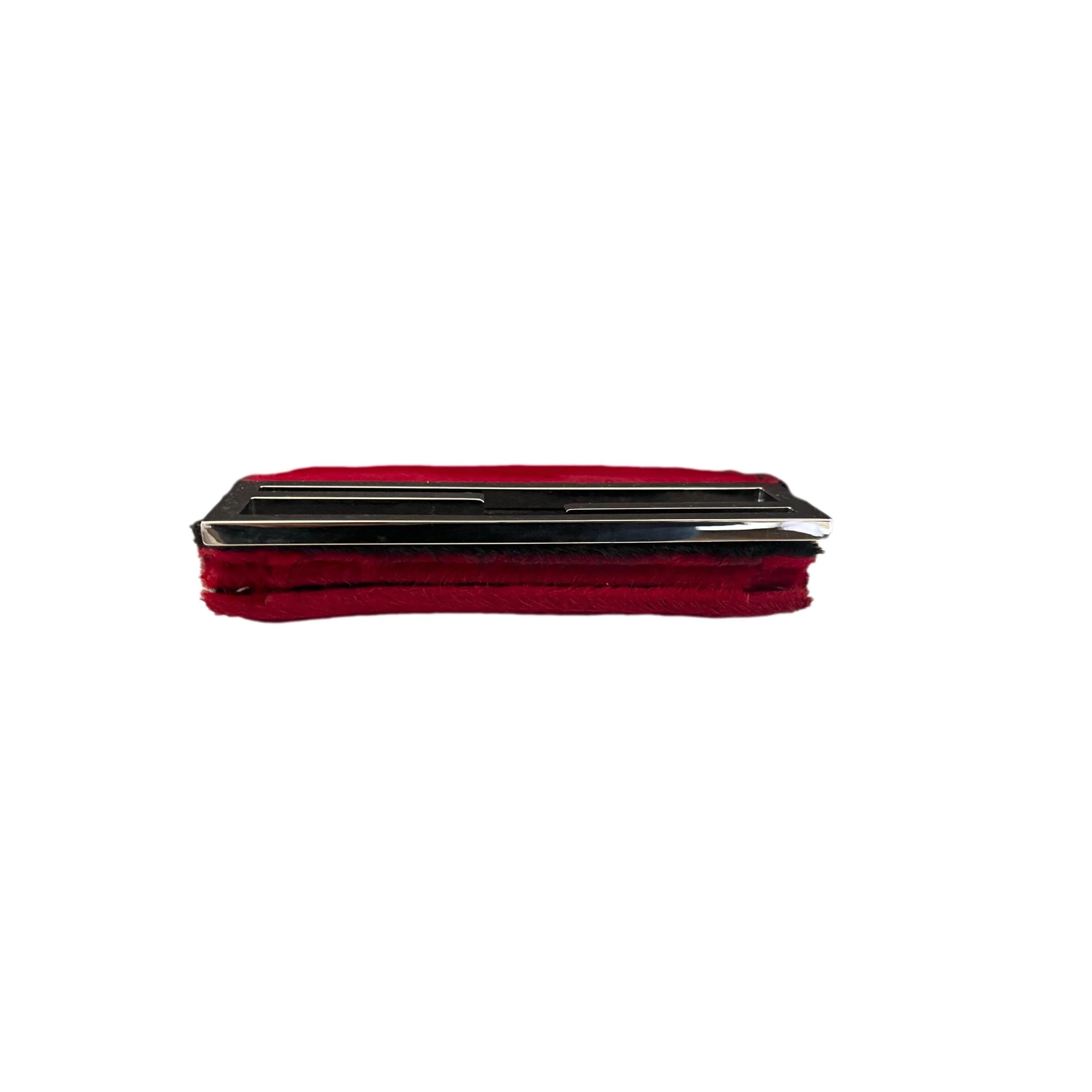 Fendi Red Calf Hair Mini Shoulder Bag