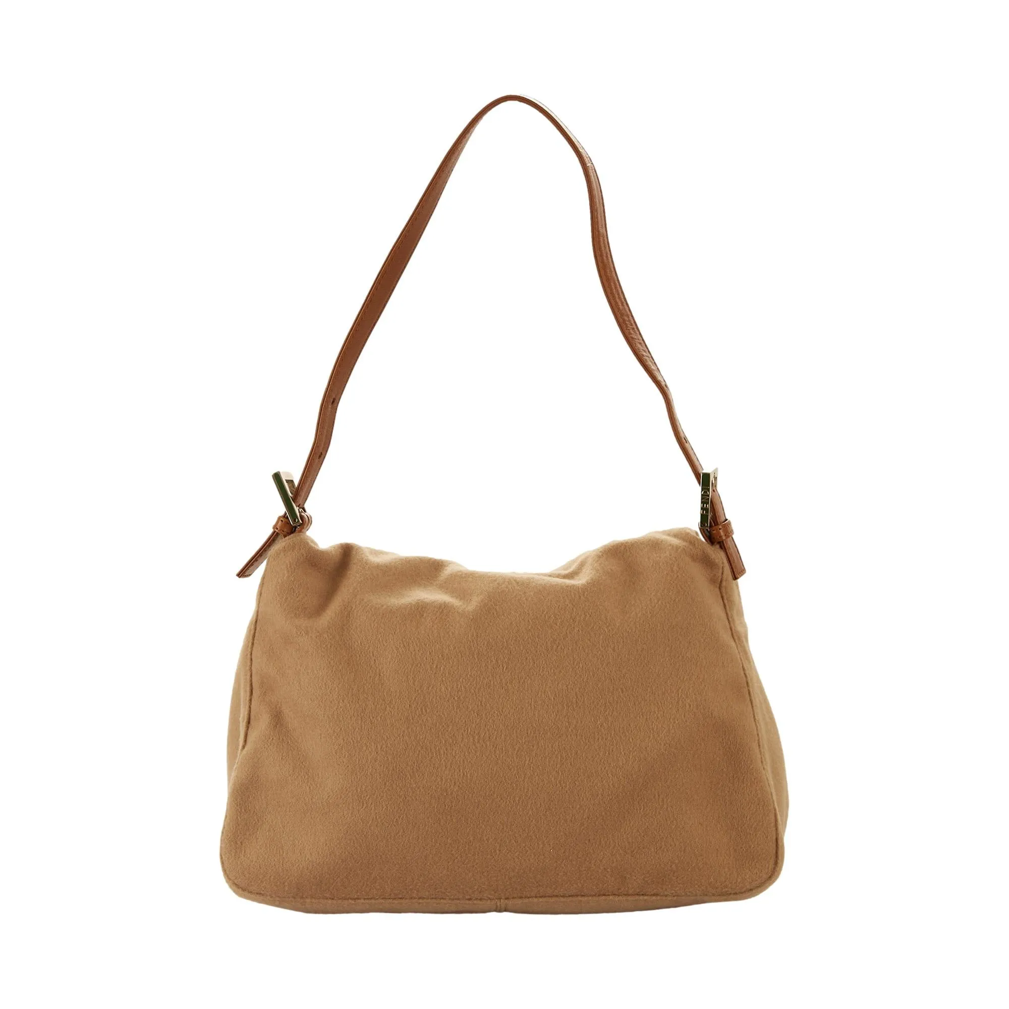 Fendi Tan Felt Mama Baguette