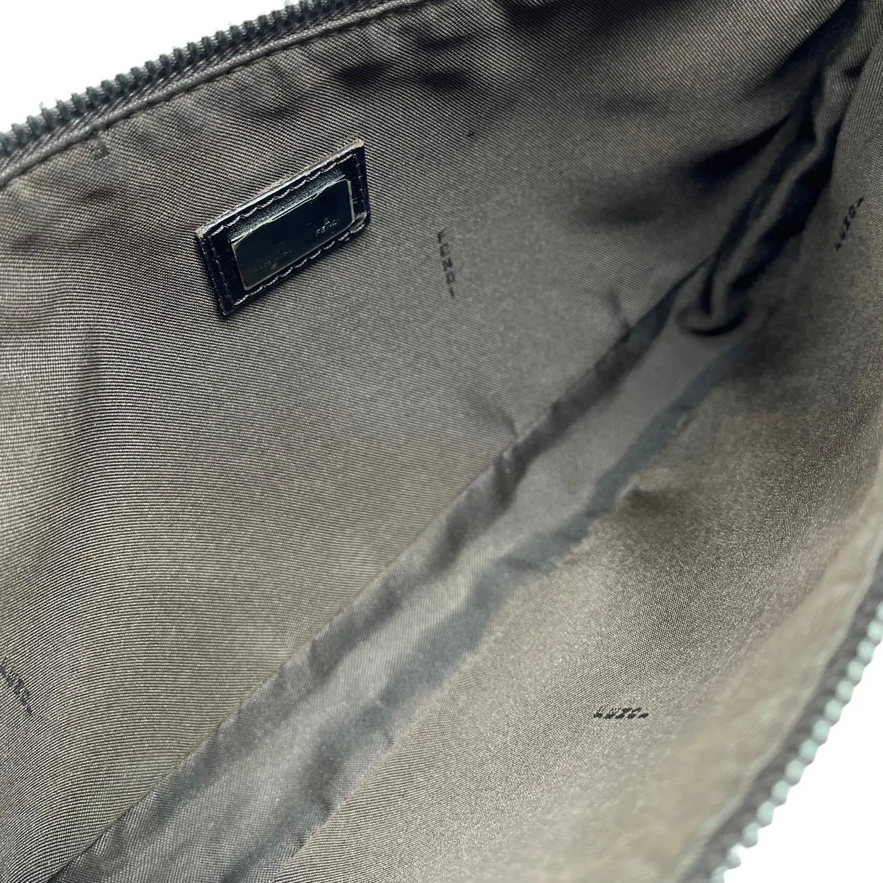 Fendi Tan Logo Rounded Shoulder Bag