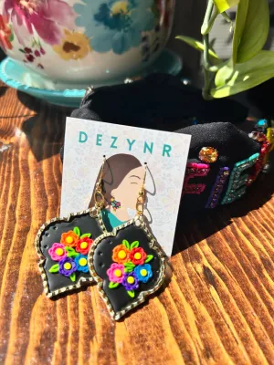 Fiesta Flowers with Gold