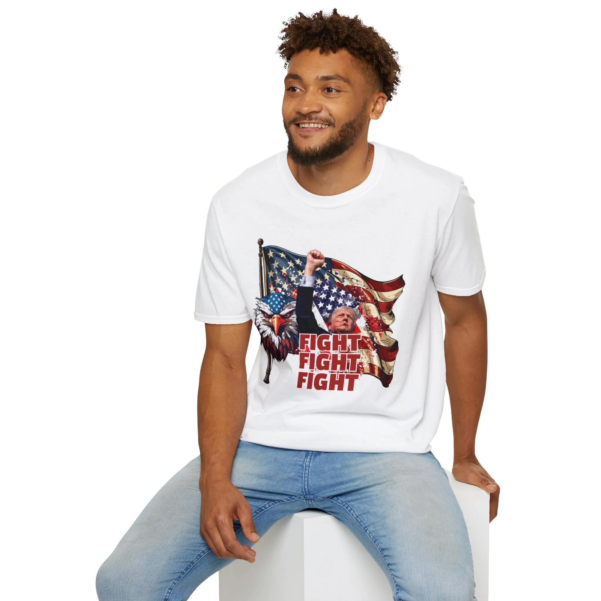 FIGHT FIGHT FIGHT Softstyle T-Shirt (2 Colors)