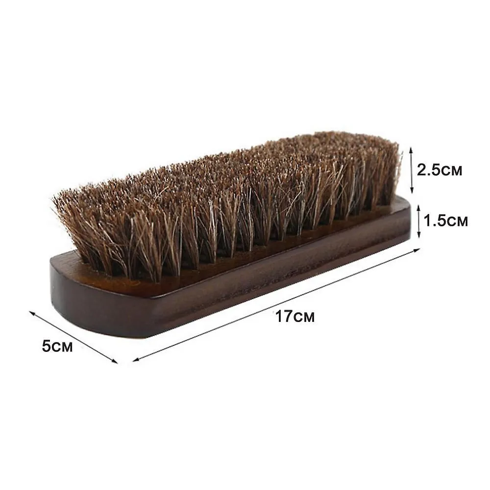 Fine Horsehair Soft Leather Cleaning Brush For Cleaning Upholstery, Cleaner Car