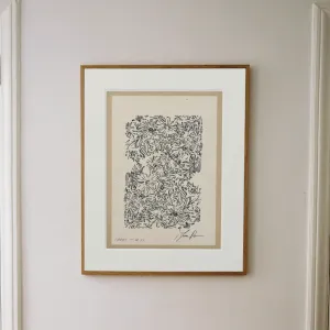 Floral Matted Fine Art Print