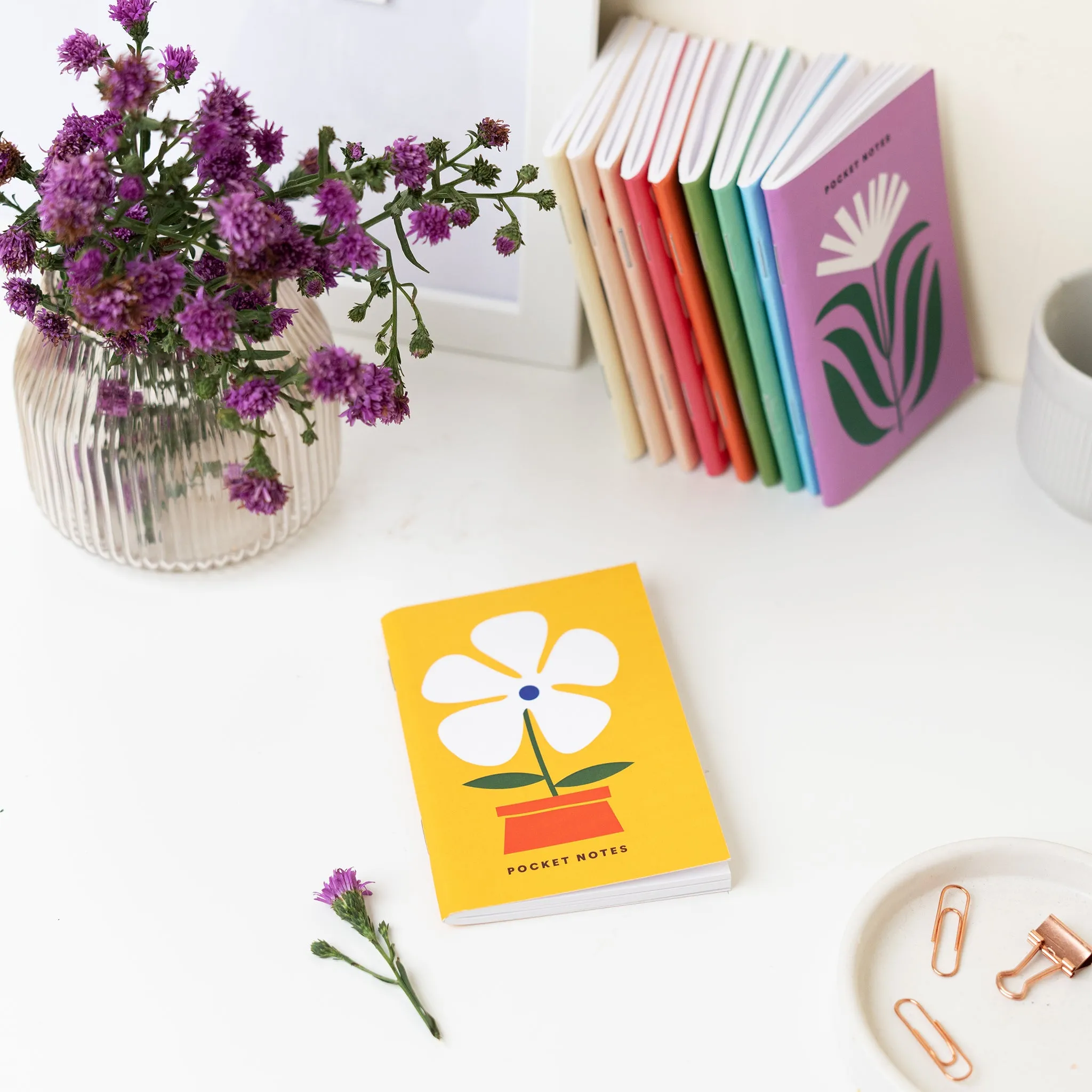 Floral Pocket Notebooks / Pack of 7