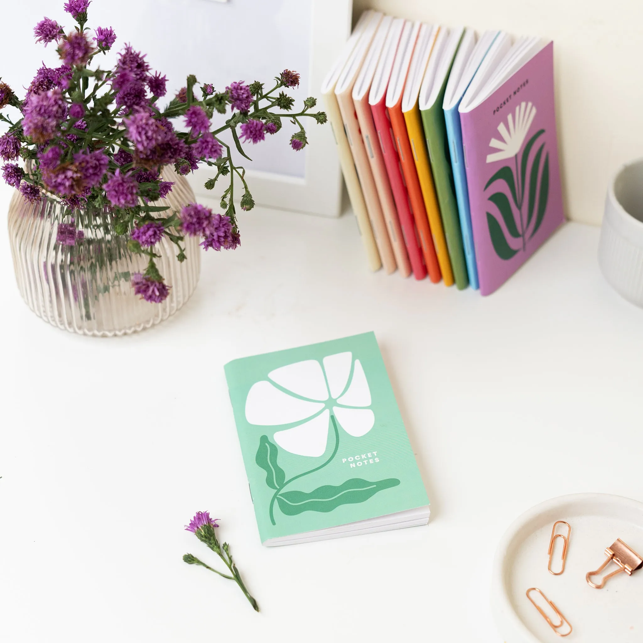 Floral Pocket Notebooks / Pack of 7