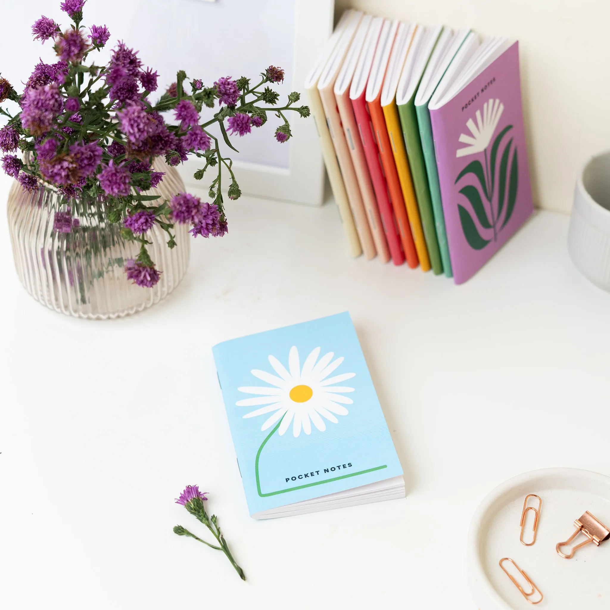 Floral Pocket Notebooks / Pack of 7