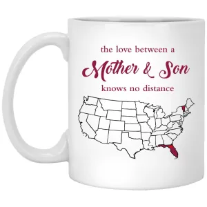 Florida New Hampshire The Love Between Mother And Son Mug
