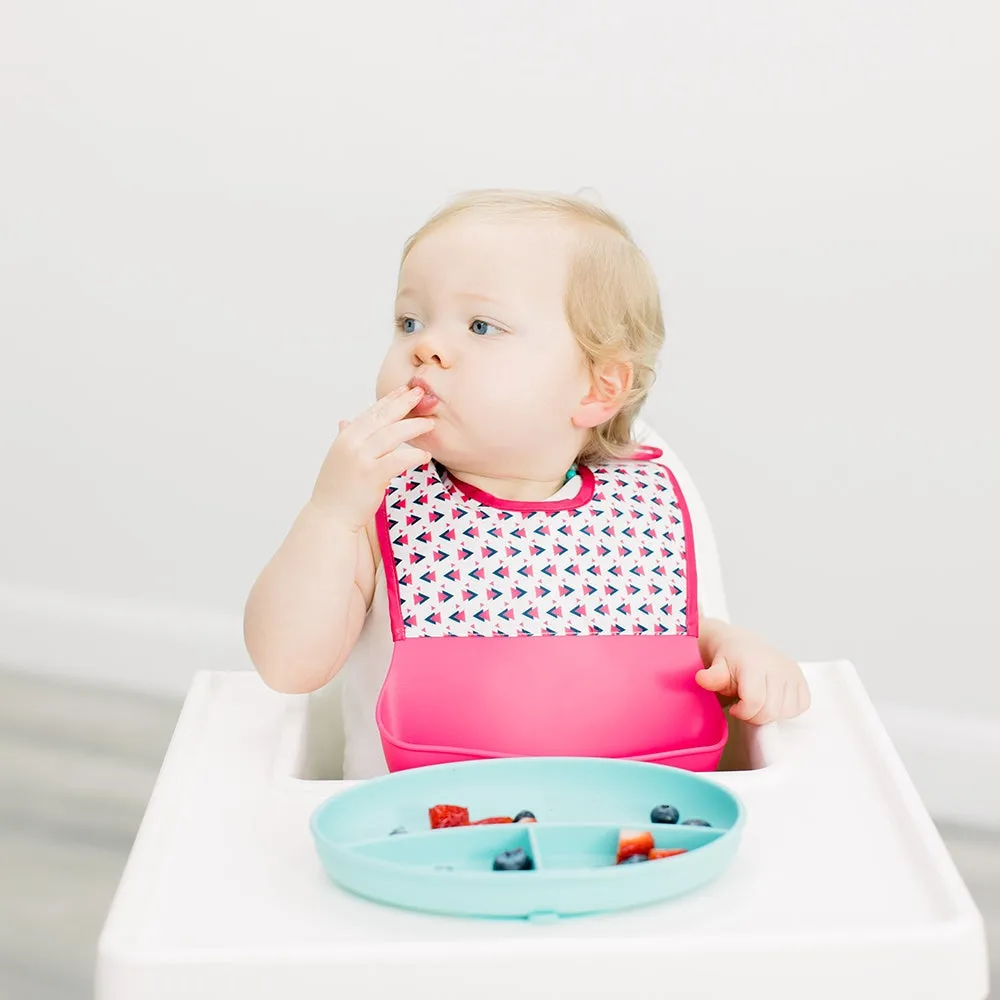 Foodie® Bib With Print 2-Pack: Watercolor