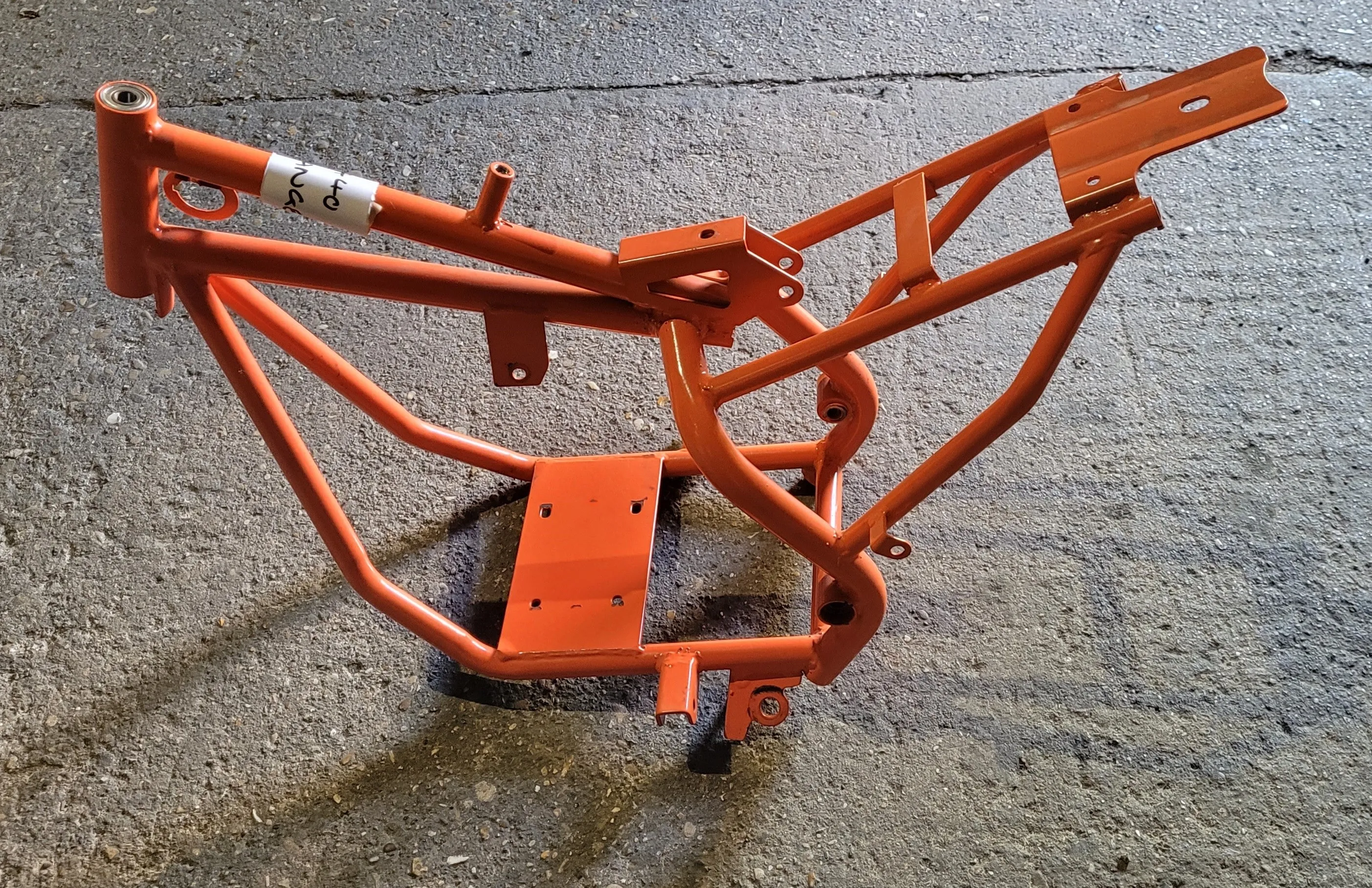 FRA40 49CC 2 STROKE MINI DIRT BIKE FRAME CHASSIS ORANGE