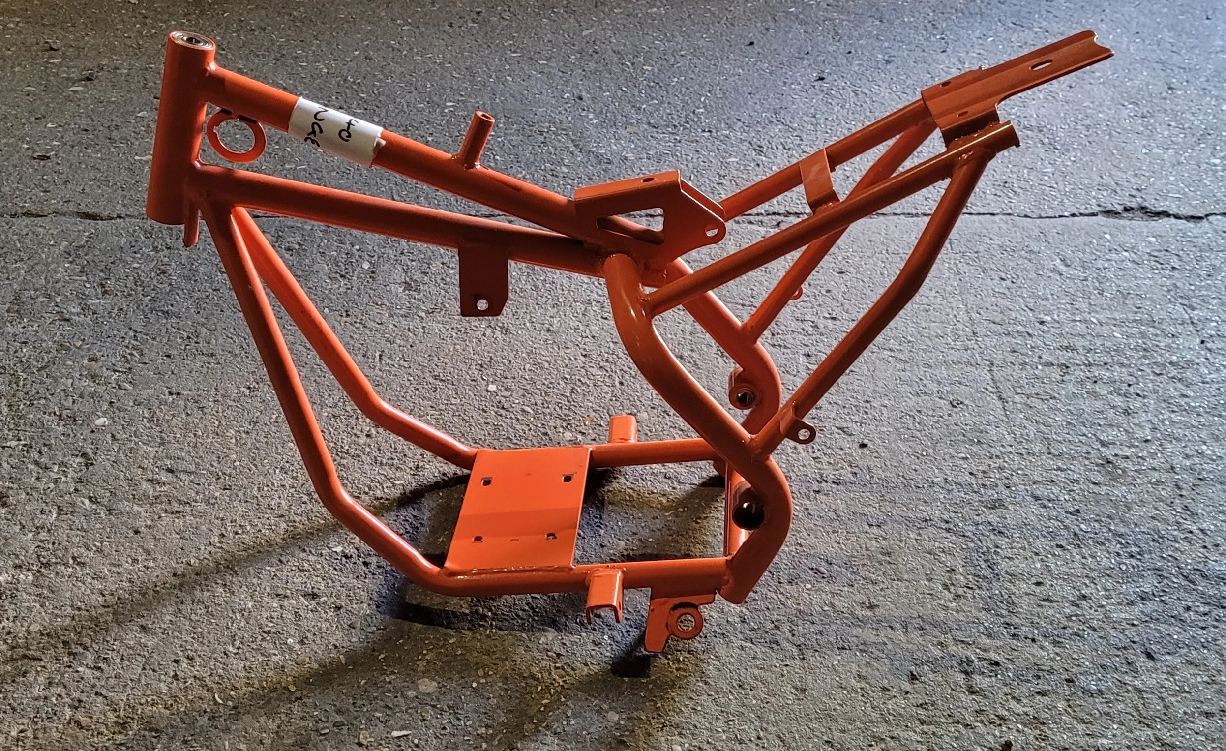 FRA40 49CC 2 STROKE MINI DIRT BIKE FRAME CHASSIS ORANGE