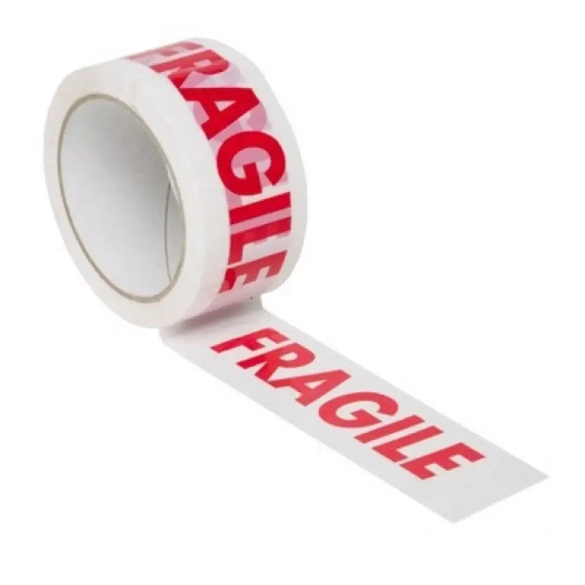 Fragile Warning Packaging Tape | Bold Red Writing For Delicate Items