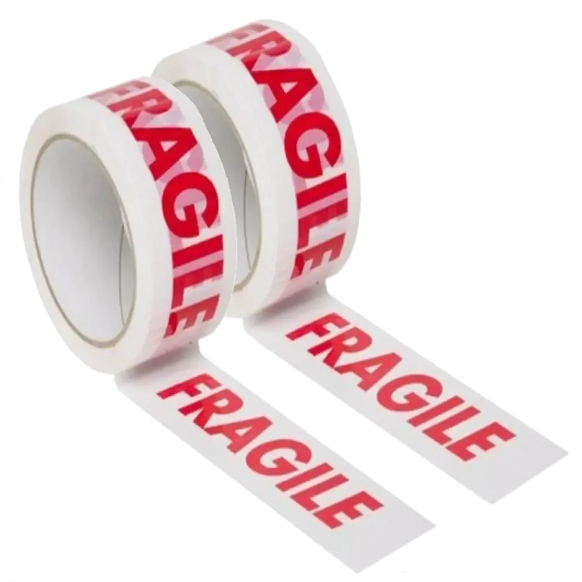 Fragile Warning Packaging Tape | Bold Red Writing For Delicate Items