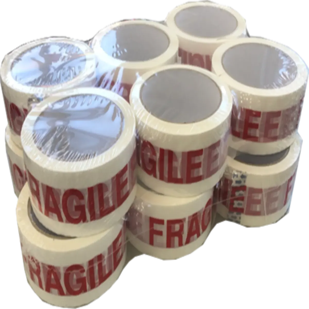 Fragile Warning Packaging Tape | Bold Red Writing For Delicate Items