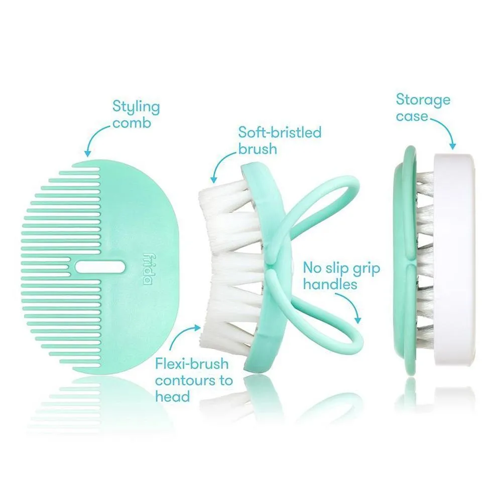 Fridababy Head-Hugging Hairbrush & Styling Comb Set