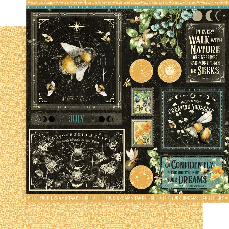 G45 - Life is Abundant - 12x12 Single Sheet / July