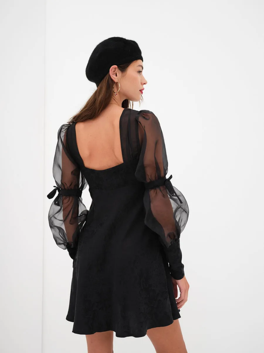 Gabrielle Puff Sleeve Mini Dress