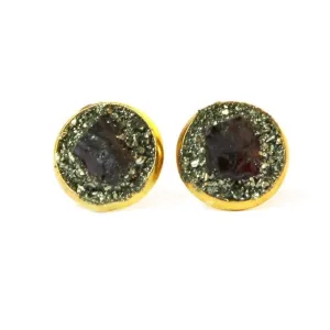 Garnet Stud Earrings