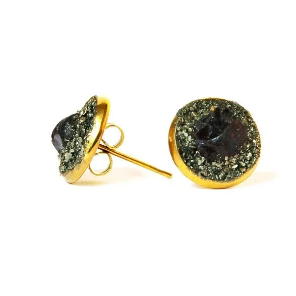 Garnet Stud Earrings