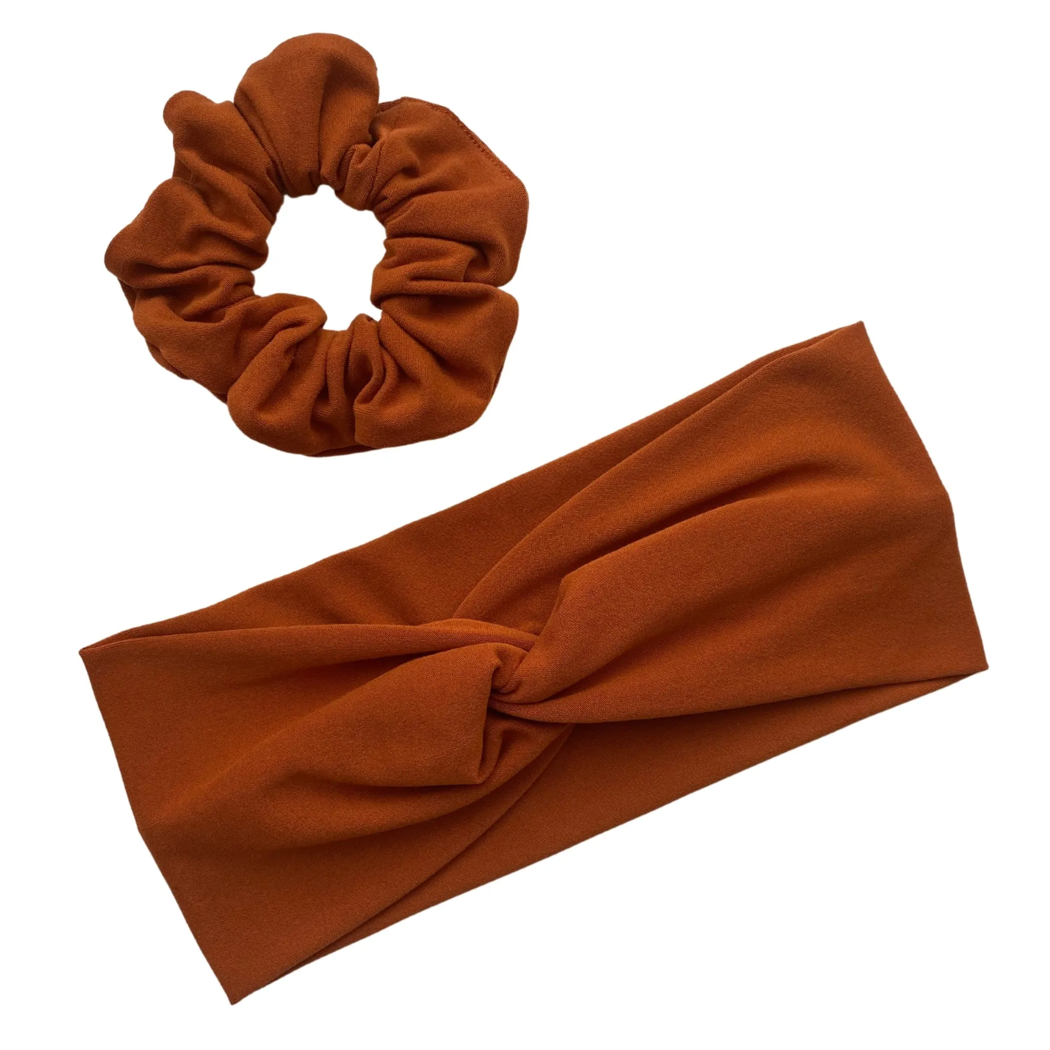 Ginger Rust Matte Scrunchie