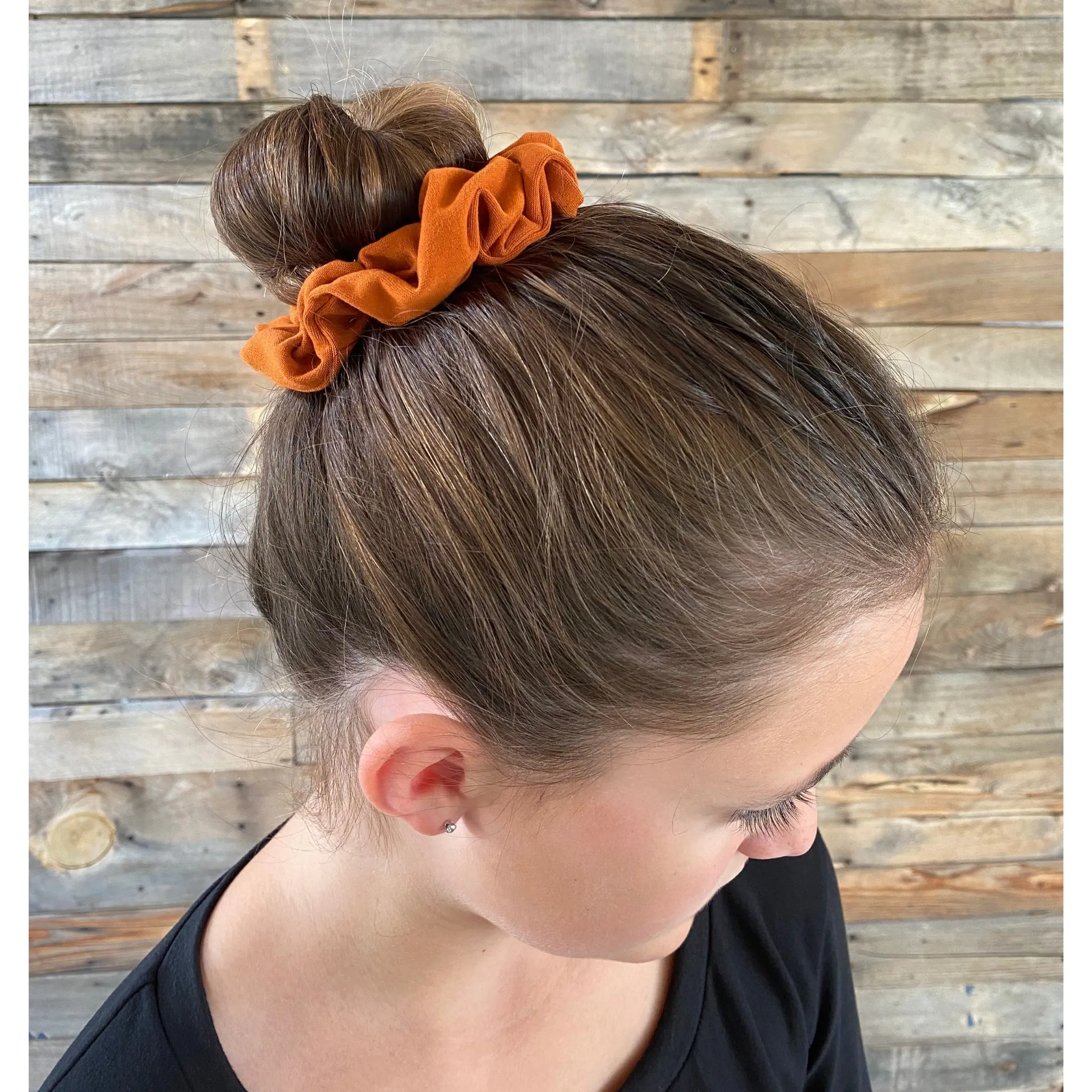 Ginger Rust Matte Scrunchie